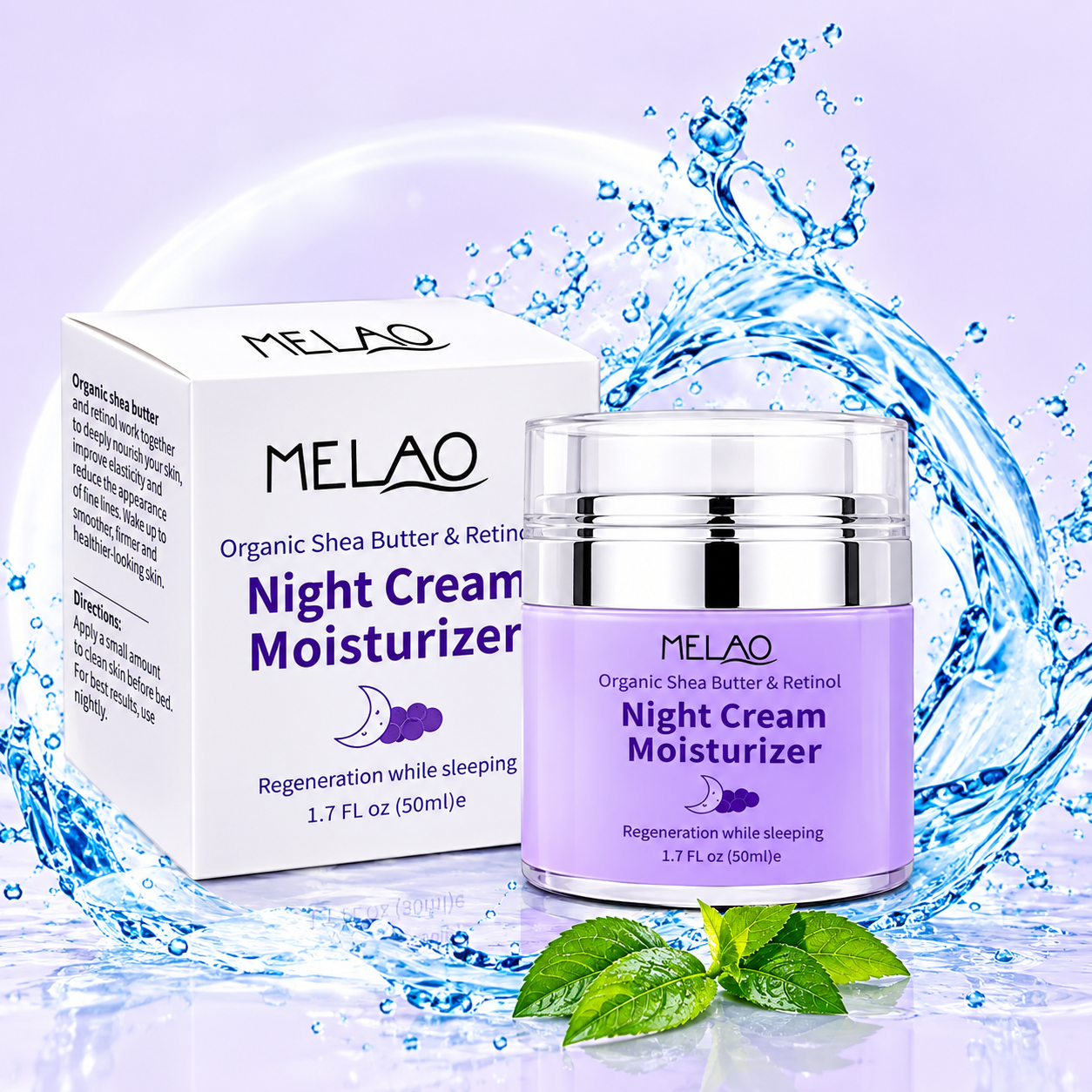Melao Night Cream Moisturizer cream(50ml)